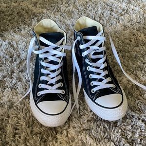 Black High top converse